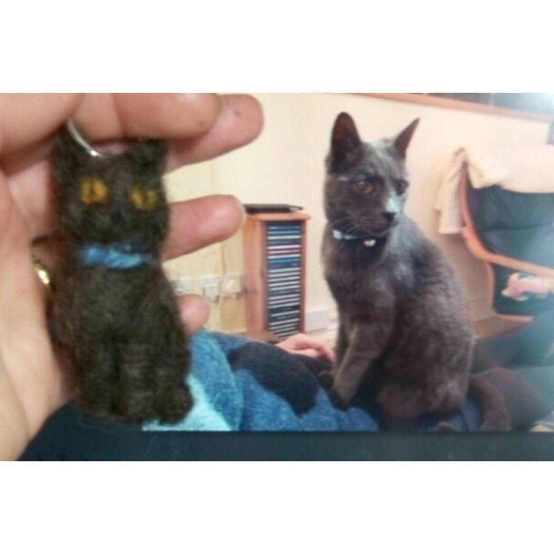 "Thank you so much for making my mum's cat key ring, she will love it!" Izzy